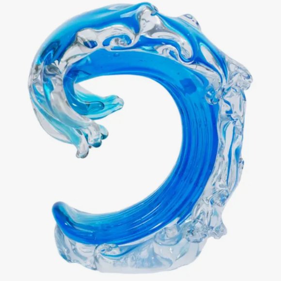 Art Glass Wave - Rip Curl Sculpture - Picture 1 of 5